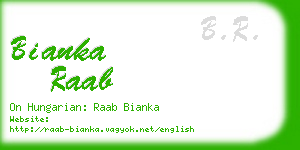 bianka raab business card